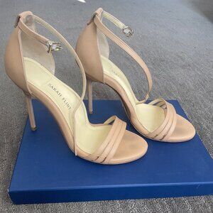 Sarah Flint Perfect Sandal 100 in Sand Calf - Worn One Time, Still in Box